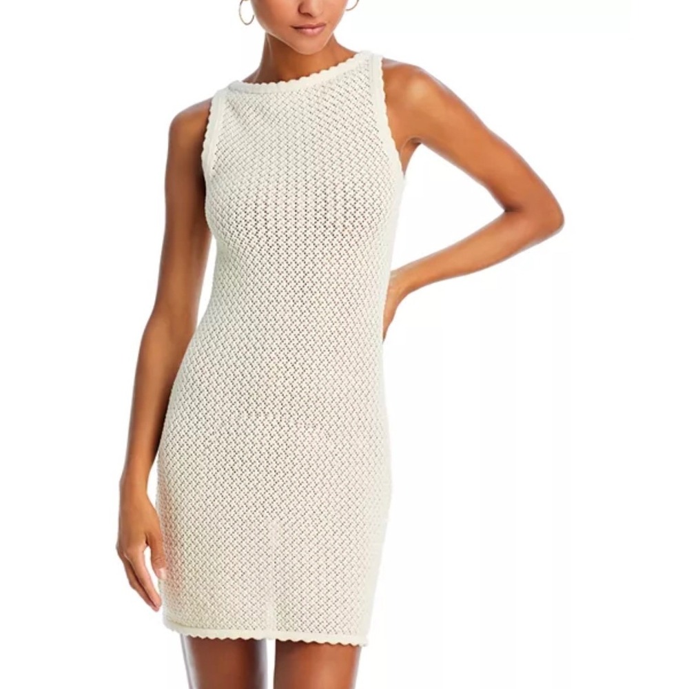 Solid & Striped x Sofia Richie Grainge The Lara Cover-Up Dress Crochet Size L